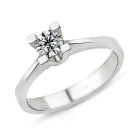 Harem Altın PR209 0.33 ct D Renk Hrd Sertifikalı Pırlanta Tektaş Yüzük