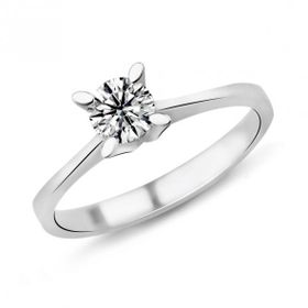 Harem Altın PR217 0.34 ct F Renk Hrd Sertifikalı Pırlanta Tektaş Yüzük