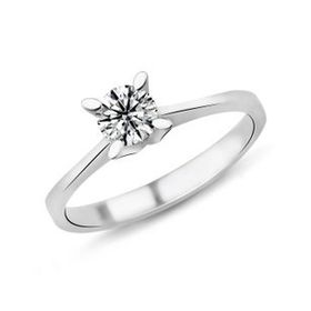 Harem Altın PR217 0.34 ct F Renk Hrd Sertifikalı Pırlanta Tektaş Yüzük