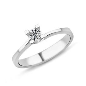 Harem Altın PR220 0.18 ct F Renk Pırlanta Tektaş Yüzük