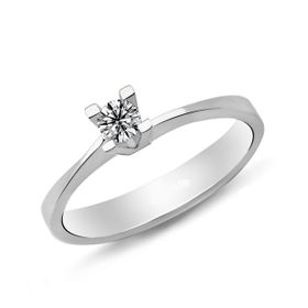 Harem Altın PR231 0.18 ct E Renk Pırlanta Tektaş Yüzük