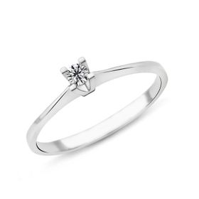Harem Altın PR255 0.08 Karat Pırlanta Tek Taş Yüzük