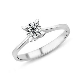 Harem Altın PR273 0.39 ct F Renk Hrd Sertifikalı Pırlanta Tektaş Yüzük