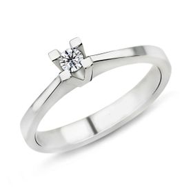 Harem Altın PR297 0.19 ct F Renk Pırlanta Tektaş Yüzük