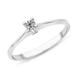 Harem Altın PR298 0.10 ct E Renk Pırlanta Tektaş Yüzük