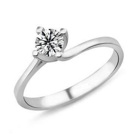 Harem Altın PR327 0.44 ct E Renk Hrd Sertifikalı Pırlanta Tektaş Yüzük