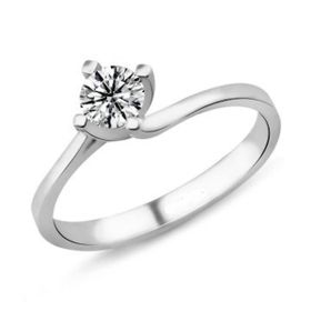 Harem Altın PR327 0.44 ct E Renk Hrd Sertifikalı Pırlanta Tektaş Yüzük