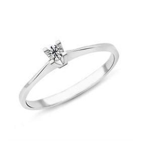 Harem Altın PR330 0.10 ct D Renk Pırlanta Tektaş Yüzük