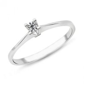 Harem Altın PR330 0.10 ct D Renk Pırlanta Tektaş Yüzük