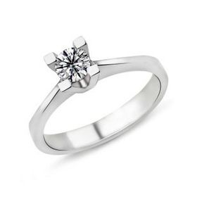 Harem Altın PR384 0.41 ct E Renk Hrd Sertifikalı Pırlanta Tektaş Yüzük
