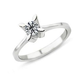 Harem Altın PR393 0.42 ct E Renk Hrd Sertifikalı Pırlanta Tektaş Yüzük