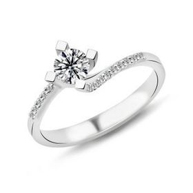 Harem Altın PR468 0.48 ct F Renk Hrd Sertifikalı Pırlanta Tektaş Yüzük