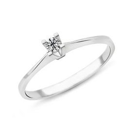 Harem Altın PR482 0.10 ct G Renk Pırlanta Tektaş Yüzük