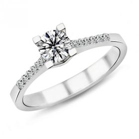 Harem Altın PR57 0.35 ct F Renk Hrd Sertifikalı Pırlanta Tektaş Yüzük
