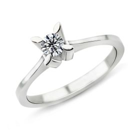 Harem Altın PR64 0.16 ct F Renk Pırlanta Tektaş Yüzük