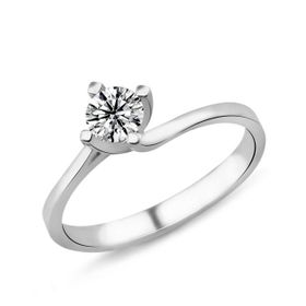 Harem Altın PR70 0.45 ct D Renk Hrd Sertifikalı Pırlanta Tektaş Yüzük