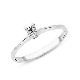 Harem Altın PR82 0.11 ct D Renk Pırlanta Tektaş Yüzük