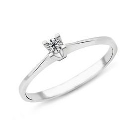 Harem Altın PR82 0.11 ct D Renk Pırlanta Tektaş Yüzük