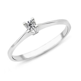 Harem Altın PR82 0.11 ct D Renk Pırlanta Tektaş Yüzük
