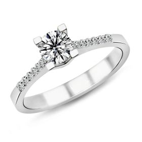 Harem Altın PR89 0.50 ct E Renk Hrd Sertifikalı Pırlanta Tektaş Yüzük