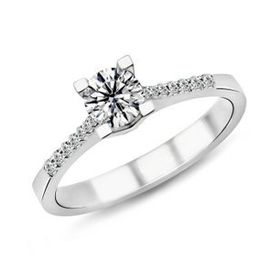 Harem Altın PR89 0.50 ct E Renk Hrd Sertifikalı Pırlanta Tektaş Yüzük