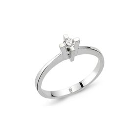 Harem Altın RM-10006 Romeo 0.12 ct Pırlanta Tektaş Yüzük