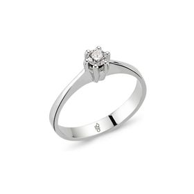 Harem Altın RM-10018 Romeo 0.15 ct Pırlanta Tektaş Yüzük