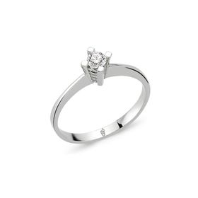 Harem Altın RM-10019 0.18 Karat Tektaş Pırlanta Yüzük