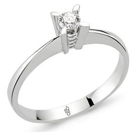 Harem Altın RM-10023 0.18 Karat Romeo Pırlanta Tek Taş Yüzük
