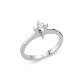 Harem Altın RM-10024 0.18 Karat Romeo Pırlanta Tek Taş Yüzük