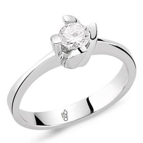 Harem Altın RM-10029 0.30 ct F Renk Hrd Sertifikalı Pırlanta Tektaş Yüzük