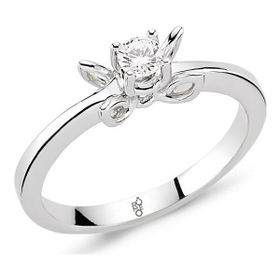 Harem Altın RM-10031 0.18 Karat Romeo Pırlanta Tek Taş Yüzük