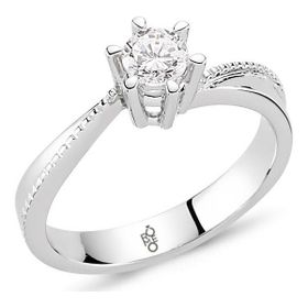 Harem Altın RM-10032 0.40 ct Pırlanta Tektaş Yüzük