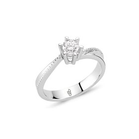 Harem Altın RM-10032 0.40 ct Pırlanta Tektaş Yüzük