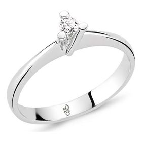 Harem Altın RM-10035 Romeo 0.15 ct Pırlanta Tektaş Yüzük
