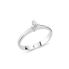 Harem Altın RM-10035 Romeo 0.15 ct Pırlanta Tektaş Yüzük