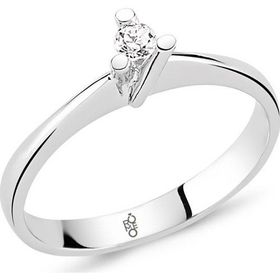 Harem Altın RM-10035 Romeo 0.15 ct Pırlanta Tektaş Yüzük
