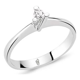 Harem Altın RM-10035 Romeo 0.15 ct Pırlanta Tektaş Yüzük