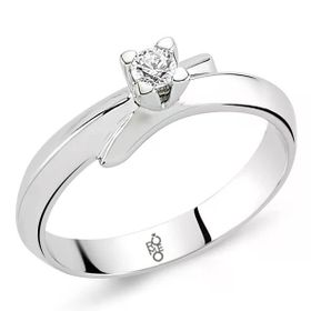 Harem Altın RM-10040 0.15 Karat Romeo Pırlanta Tek Taş Yüzük