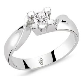 Harem Altın RM-10043 0.25 ct Pırlanta Tektaş Yüzük