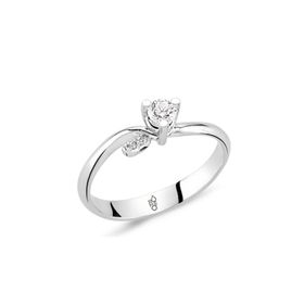 Harem Altın RM-10044 0.18 Karat Romeo Pırlanta Tek Taş Yüzük