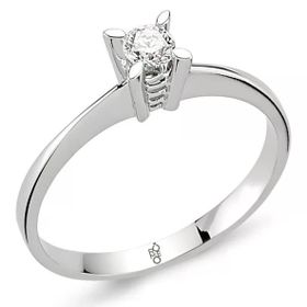 Harem Altın RM-10049 0.20 Karat Romeo Pırlanta Tek Taş Yüzük