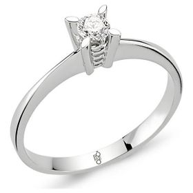 Harem Altın RM-10049 0.20 Karat Romeo Pırlanta Tek Taş Yüzük