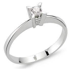 Harem Altın RM101 0.10 ct Pırlanta Tektaş Yüzük