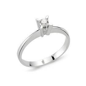 Harem Altın RM101 0.10 ct Pırlanta Tektaş Yüzük