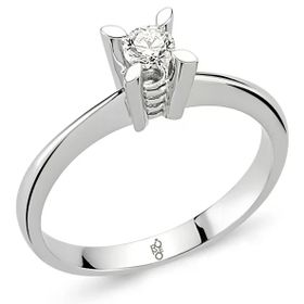 Harem Altın RM30039 0.30 ct F Renk Hrd Sertifikalı Pırlanta Tektaş Yüzük