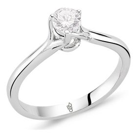 Harem Altın RM30063 0.30 ct F Renk Hrd Sertifikalı Pırlanta Tektaş Yüzük