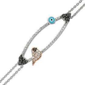 Harem Altın RMB103 18 Ayar Altın Pırlanta Nazar Kuş Bileklik