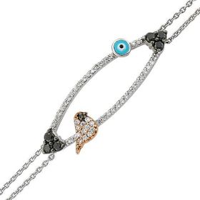 Harem Altın RMB103 18 Ayar Altın Pırlanta Nazar Kuş Bileklik