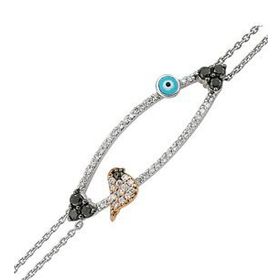 Harem Altın RMB103 18 Ayar Altın Pırlanta Nazar Kuş Bileklik